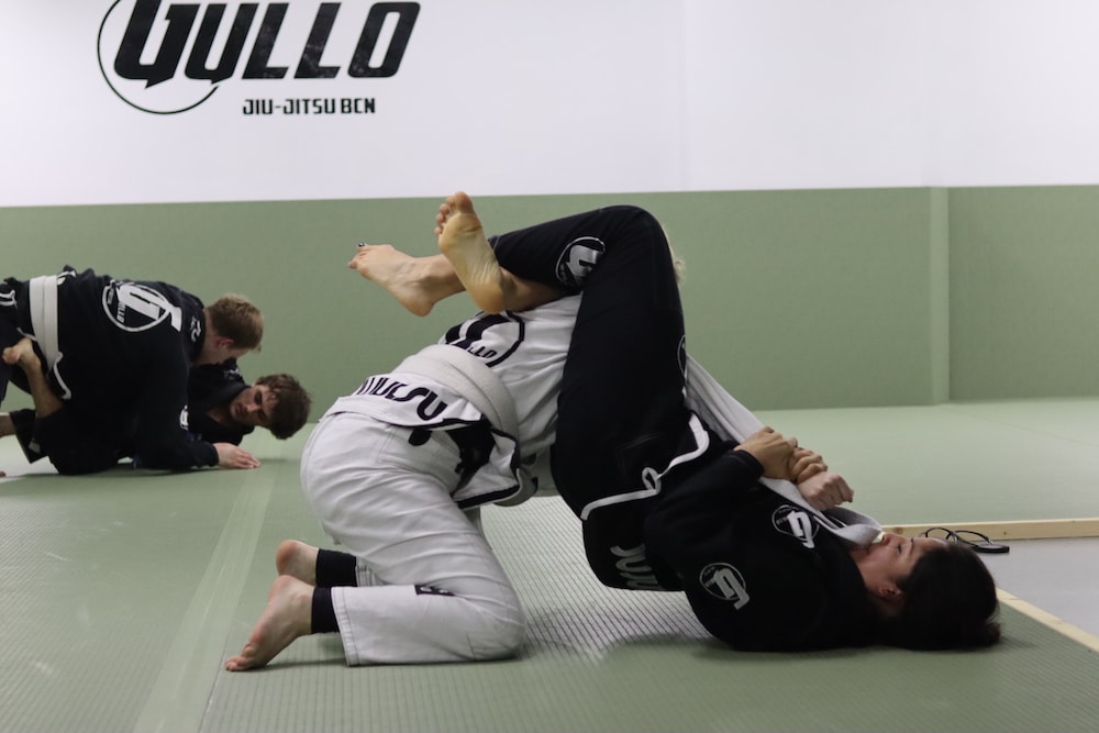 clase de jiu-jitsu en gullo jiu-jitsu barcelona